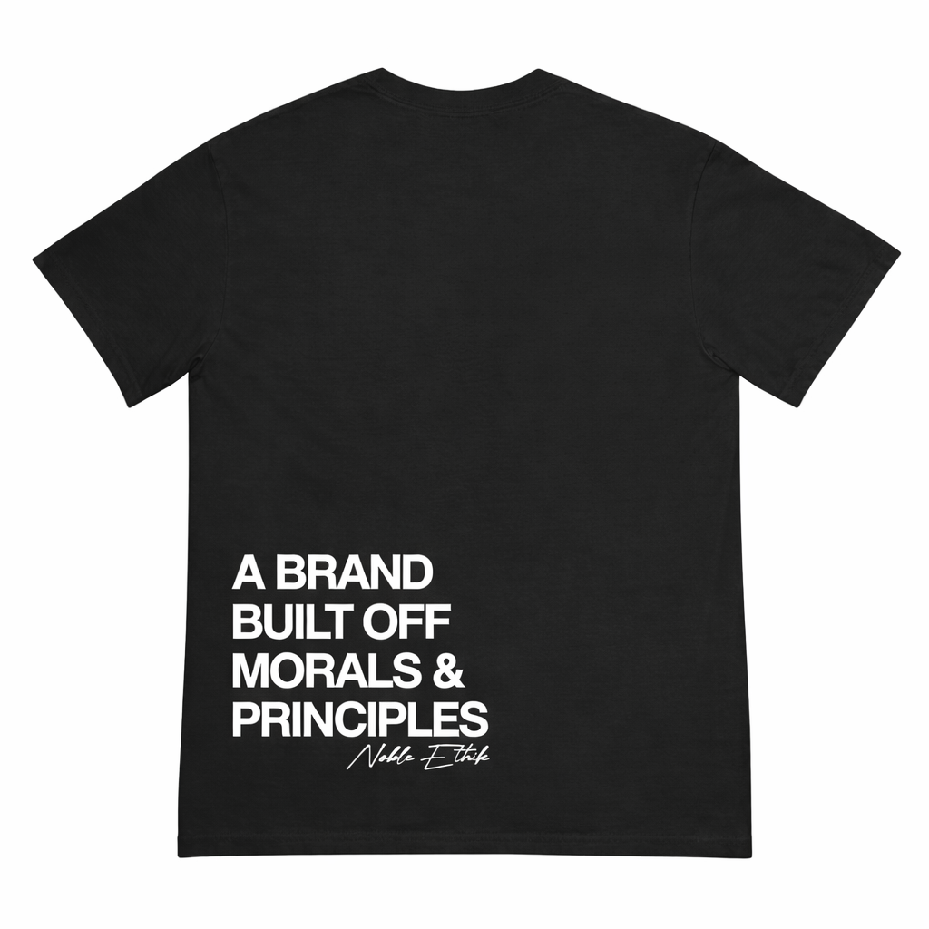 Foundation Tee — Wordmark — black back